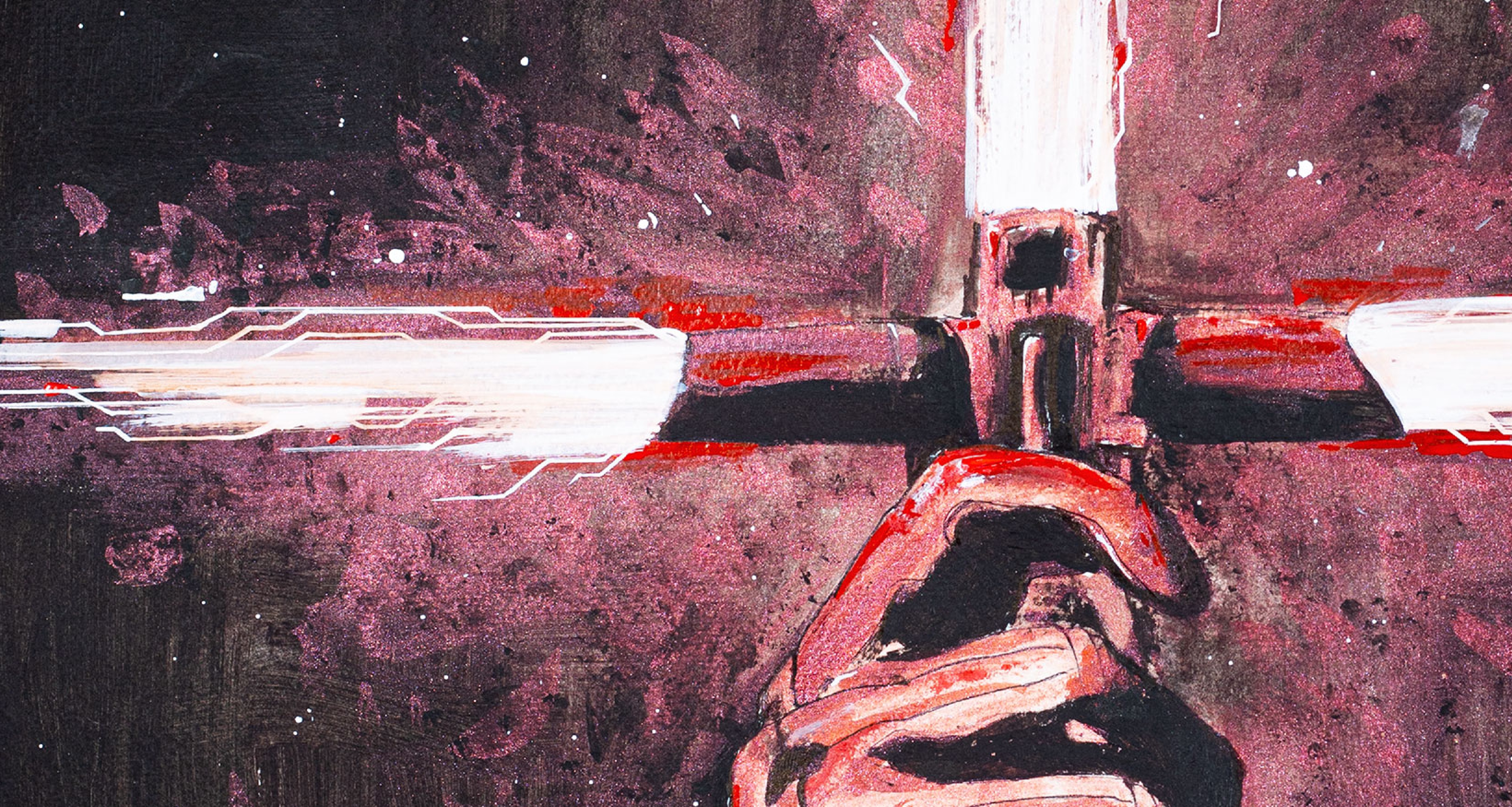 Un Jour Un Dessin - Photograph of a drawing made by Matthieu Bolufer from Creano